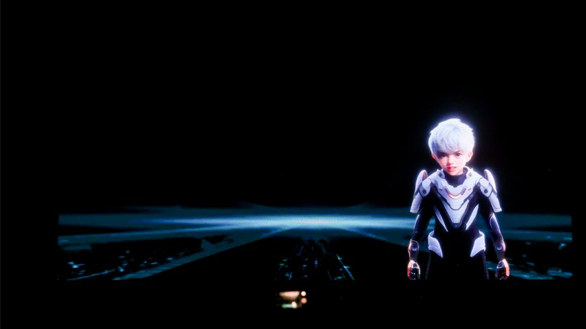 人民網(wǎng)原創(chuàng)虛擬主持人白澤。主辦方供圖